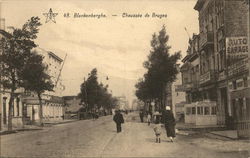 Blankenberghe - Chaussade de Bruges Belgium Benelux Countries Postcard Postcard