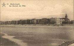 Blankenberghe - Vue générale des Villes Belgium Benelux Countries Postcard Postcard