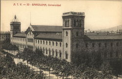 University of Barcelona Postcard