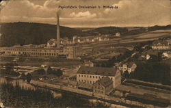 Papierfabrik Dreiwerden b. Mittweida Germany Postcard Postcard