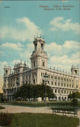 Asturian Club House Havana, Cuba Postcard Postcard