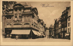 Kramstrasse Mulhouse, France Postcard Postcard