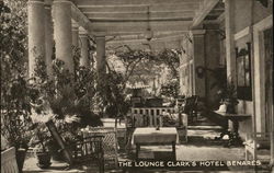 Clark's Hotel - The Lounge Varanasi, India Postcard Postcard