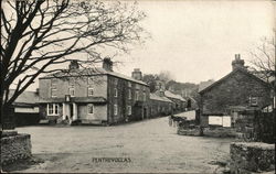 View of Town Pentrefoelas, Wales Postcard Postcard