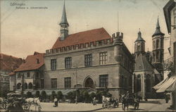 Rathaus und Johanniskirche Gottingen, Germany Postcard Postcard