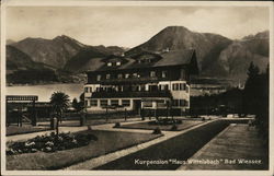 Kurpension " Haus Wittelbach" Bad Wiessee, Germany Postcard Postcard