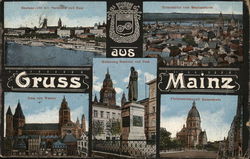 Gruss aus Mainz Germany Postcard Postcard