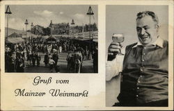 Mainzer Wienmarkt Germany Postcard Postcard