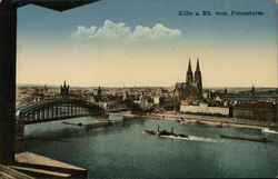 View from Pressaturm Cologne, Germany Postcard Postcard