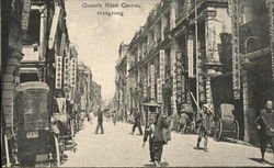 Queen's Road Central Hong Kong, Hong Kong China Postcard Postcard