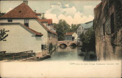 Leinekanal Gottingen, Germany Postcard Postcard