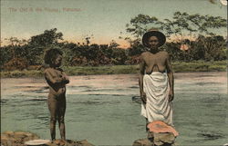 The old & the young, Panama Postcard Postcard