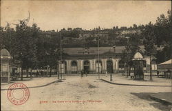 Le Gare et le Coteau de l'Ermitage Agen, France Postcard Postcard