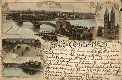 Gruss aus Koblenz Germany Postcard Postcard