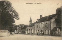 Rue de la Gare Postcard