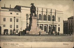 Gustav II Adolfs Statue Gothenburg, Sweden Postcard Postcard