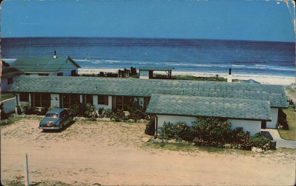 White Sands Motel New Smyrna Beach Fl Postcard