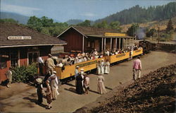 Roaring Camp & Big Trees Narrow-Gauge Railroad Postcard