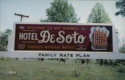 Hotel de Soto and Baths Postcard