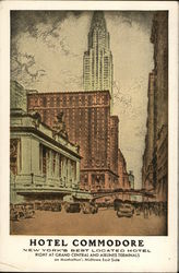 Hotel Commodore New York, NY Postcard Postcard Postcard