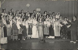 The Coro Folkloristico d'Italia - Costumed Chorus Group New York, NY Postcard Postcard Postcard