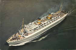 Holland-America Line: Nieuw Amsterdam Postcard