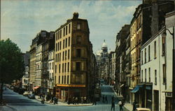 Montmartre - Sacre Coeur in background Paris, France Postcard Postcard Postcard