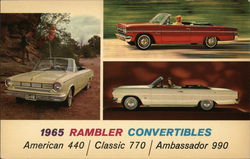 1965 Rambler Convertibles Cars Postcard Postcard Postcard