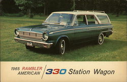 1965 Rambler American 330 Station Wagon Cars Postcard Postcard Postcard