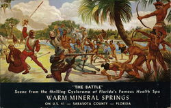 "The Battle" Cyclorama at Warm Mineral Springs North Port, FL Postcard Postcard Postcard