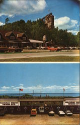 Castle Rock Saint Ignace, MI Postcard Postcard Postcard