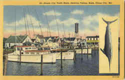 Ocean City Yacht Basin Maryland Postcard Postcard