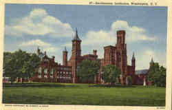 Smithsonian Institution Washington, DC Washington DC Postcard Postcard