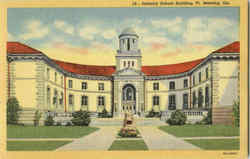 Infantry School Building Postcard