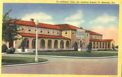 Officers Club The Infantry School Fort Benning, GA Postcard Postcard