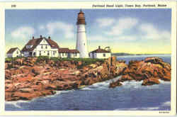 Portland Head Light, Casco Bay Postcard