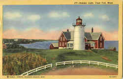 Nobska Light Cape Cod, MA Postcard Postcard