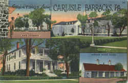 Greetings From Carlisle Barracks Postcard