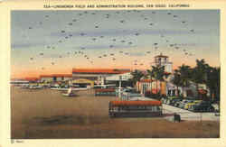 Lindbergh Field And Administration Building Postcard