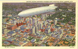 United States Dirigible Houston, TX Postcard Postcard