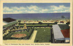 View Of Chesapeake Bay, Buckroe Park Virginia Postcard Postcard