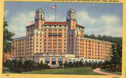 New Arlington Hotel, Hot Springs National Park Postcard