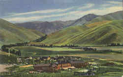 Sun Valley Summer Scene Idaho Postcard Postcard