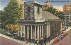 King's Chapel Boston, MA Postcard Postcard