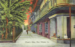 Pirates Alley New Orleans, LA Postcard Postcard