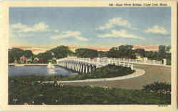 Bass River Bridge Cape Cod, MA Postcard Postcard