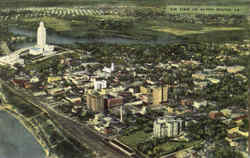 Air View Of Baton Rouge Postcard