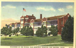 Woodmen Of The World War Memorial Hospital San Antonio, TX Postcard Postcard