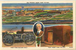 Present Henry Ford Factory Postcard