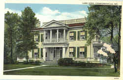 Lane Home Crawfordsville, IN Postcard Postcard